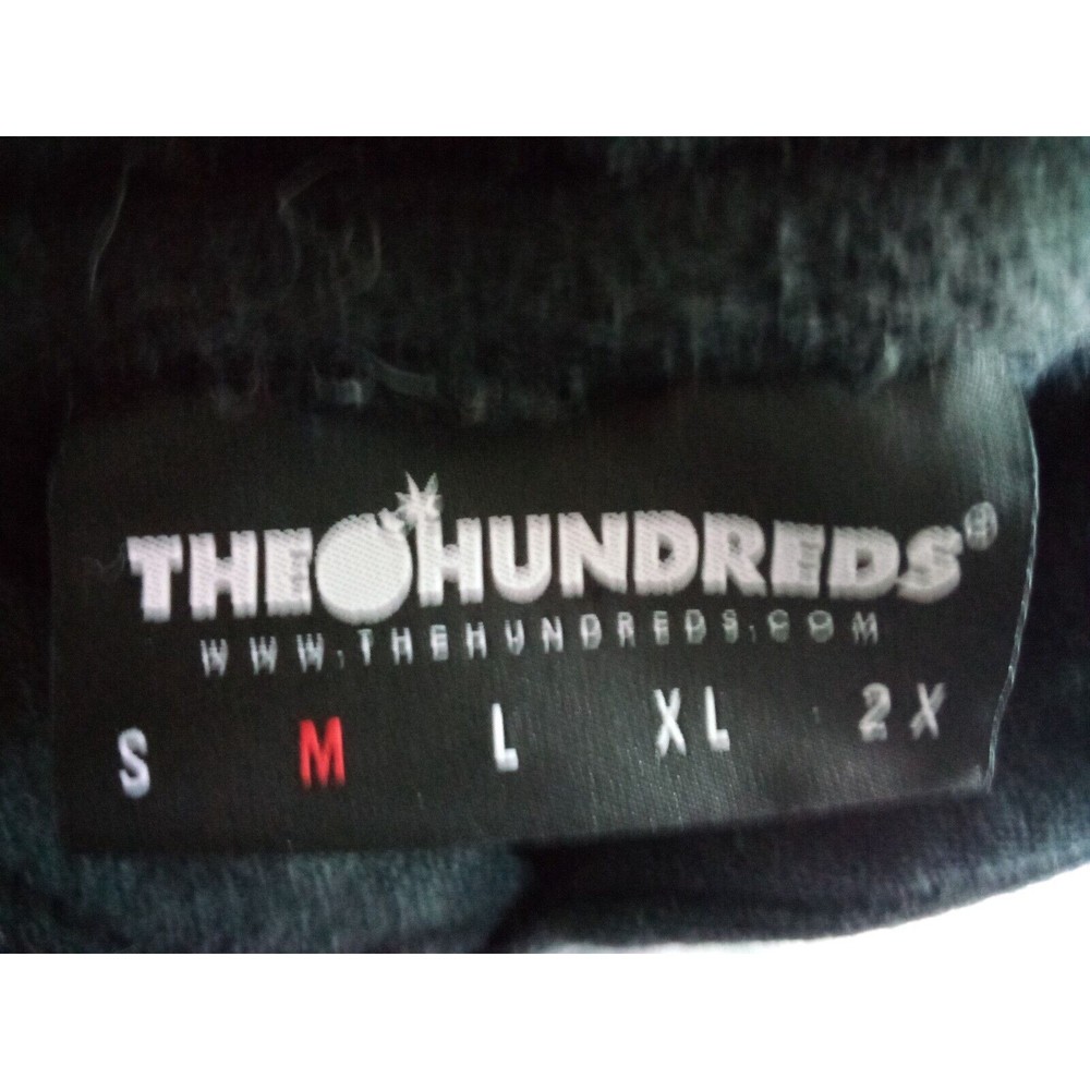 KC Ortiz for The Hundreds X Grizzly Mens Medium Black Hoodie Awesome Shape. - Picture 6 of 6